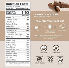 3x Designer Whey, Natural 100% Whey Protein Powder, Gourmet Chocolate BB: 09/26+