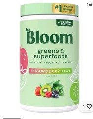 Bloom Greens & Superfoods 2-Pack 50 Servings Strawberry Kiwi Mango Bundle