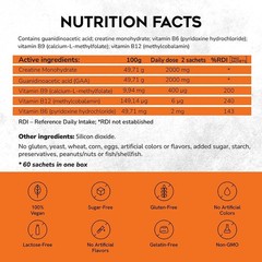 CreGAAtine Micronized Creatine Monohydrate + GAA | Increase Strength No Water…