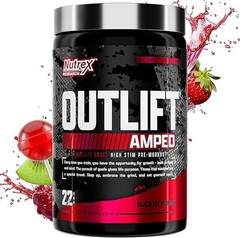 Nutrex Outlift Amped Max High Stim Pre Workout Powder 22 Servings Various Flavor