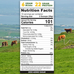 Grass-Fed Whey Protein Isolate Powder – Creamy Vanilla Flavor – 1 Lb Bag | 100%