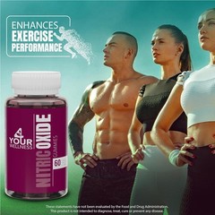 4 Your Wellness, Nitric Oxide, 60 Vegan Gummies