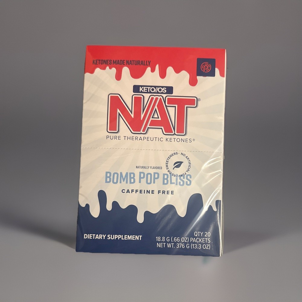 🔥 Pruvit KETO OS NAT Bomb Pop Bliss 20 PK. CAFFEINE FREE. EXP: 01/2027