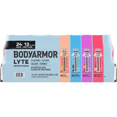 BODYARMOR LYTE Sports Drink Variety Pack, 12 fl oz Bottles, 24-Pack Hydration
