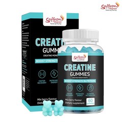 SAFFRON HEAVEN CREATINE MONOHYDRATE GUMMIES 60 COUNT | MIXED BERRY FLAVOUR