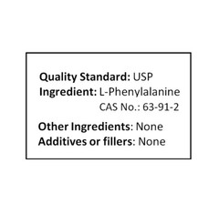 NuSci 250g pure L-Phenylalanine powder (8.8oz) USP healthy mental energy mood