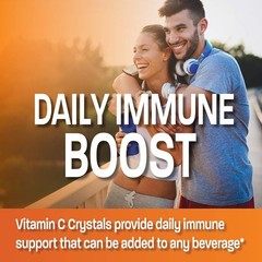 Bronson Vitamin C Powder Pure Ascorbic Acid Soluble Fine 16 Ounce (Pack of 1)