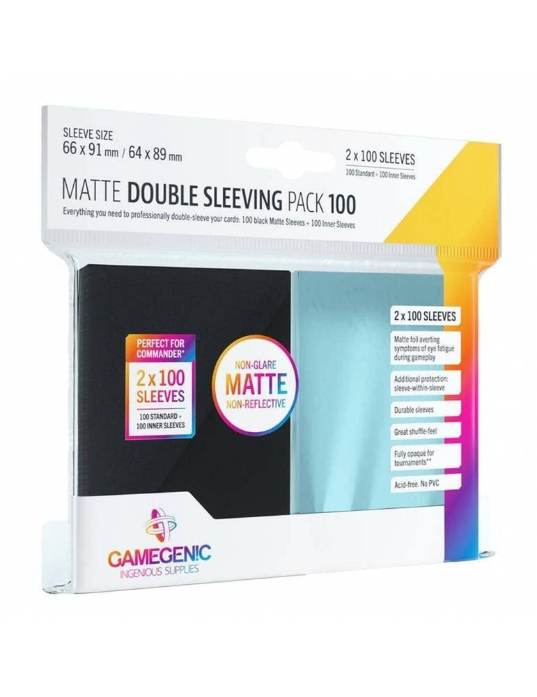 Prime Matte Double Sleeving Pack 100 | Card Sleeving Pack Includes 100 Prime …