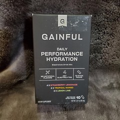 Gainful Powder Drink Mix 10 on the Go Packs Strawberry Lemonade Mango Lemon Lime