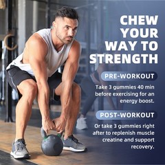 Creatine Monohydrate Gummies – Increase Strength and Build Muscle