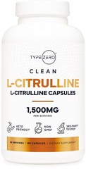TypeZero L-Citrulline Capsules (180 capsules) (1500 mg per serving) – GMO-Free