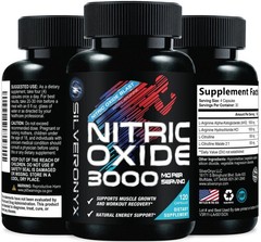 Extra Strength Nitric Oxide Booster – 3X 120 Count (Pack of 1)