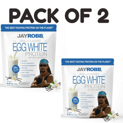 Jay Robb Egg White Protein Vanilla 80 oz PACK OF 2