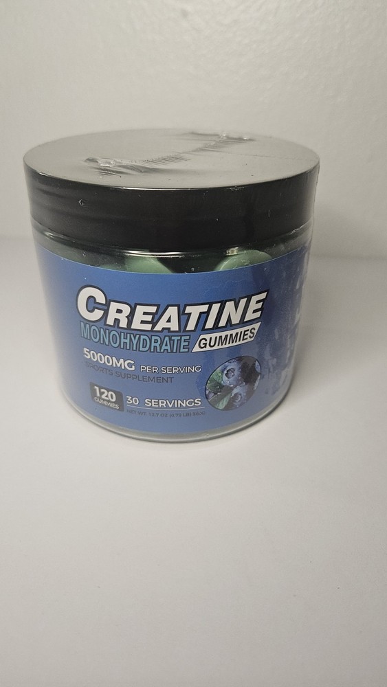 Creatine Monohydrate 5000 mg Gummies with Vitamin B12 & L-Taurine 120 Gummies