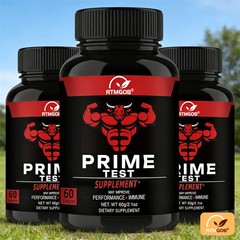 2 PCS PRIME LABS TESTOSTERONE Booster Test Natural Stamina Endurance 60Caplets