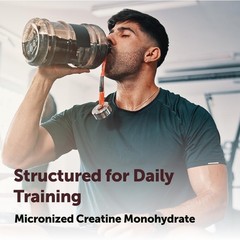 Creatine Monohydrate 500 Grams (1.1 Lb), 5000mg Per Serving, Micronized Creat…