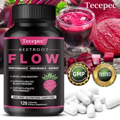 Organic Beet Root Powder Capsule 1300mg per serving Aids in Healthy Circulation