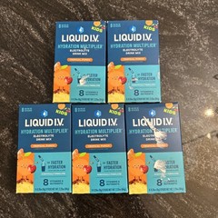 5 Liquid IVHydration Multiplier Electrolyte Drink Mix Kid Tropical Punch 12/26+