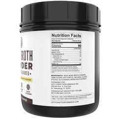 16oz Vanilla Bone Broth Protein Powder From 1 Pound (Pack of 1),