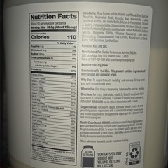 Isopure Zero Carb Whey Protein Isolate Simply Vanilla 53.79 oz 25g Protein