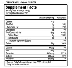MUSCLEMEDS CARNIVOR MASS (6 LB) beef gainer protein – Pick Flavors