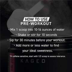 Pre Workout Powder with Creatine & 274mg Organic Caffeine – 20 Servings