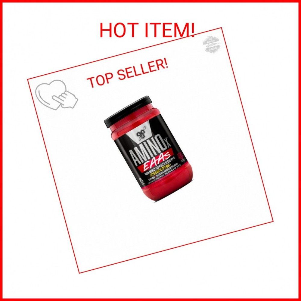 BSN Amino X EAAs, Muscle Recovery & Endurance, 10g Essential Amino Acids, 5g BCA