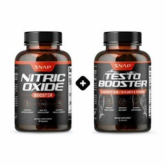 Nitric Oxide & Testosterone Booster for Men, L Arginine, L Citrulline 60 & 90