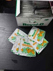 Pack 50 Sachets Royal-D Electrolyte Beverage Athletes Exercise Powder Drink 25g