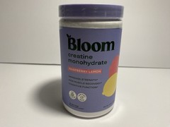 Bloom Nutrition Creatine Monohydrate Powder, Raspberry Lemon Flavor, 40 Servings