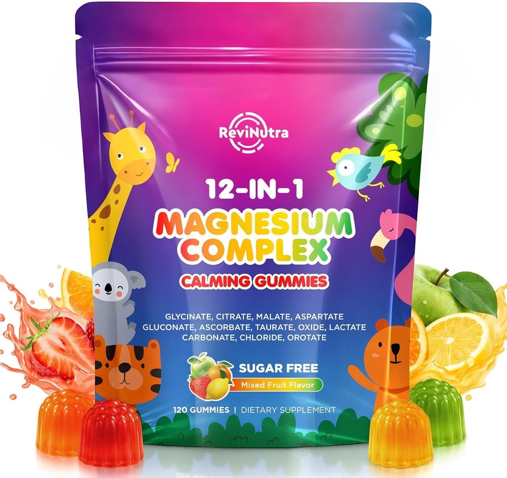 Magnesium Complex 12 in 1 Magnesium Gummies ~ 700mg ~ Glycinate, Citrate & More