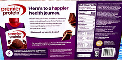 Premier 30g Plus High Protein Shake Chocolate 18 Ct x 11 Fl Oz 10/26 EXP 12/2026