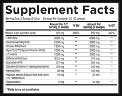 PRE-WORKOUT – Core Nutritionals- FURY – WATERMELON LEMONADE [17.1oz] EX 01/25