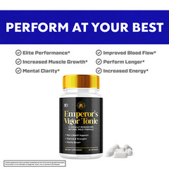 Emperor’s Vigor Tonic Supplement for Men, Male Health Pills (3 Pack)