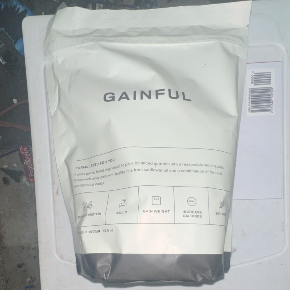 Gainful Soy-Free High Protein Whey Powder 35.5 oz Sunflower Oil BCAA Unisex