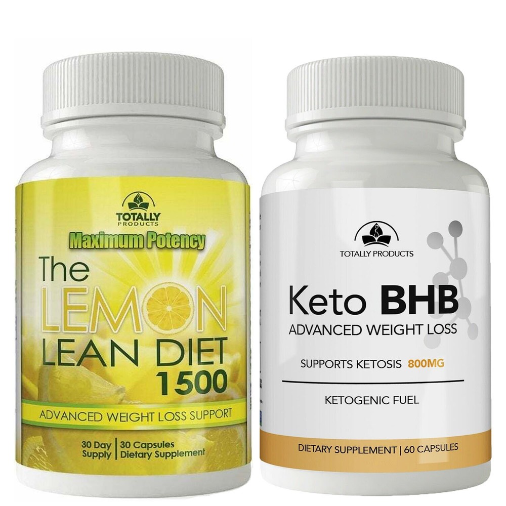 Lemon Lean Diet Maximum Potency Pure Keto BHB Weight Loss Pills Free Shipping