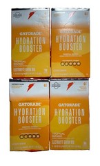 4 Boxes Gatorade Hydration Booster Tropical Mango Electrolyte Drink Mix 6 Ct