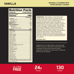 Optimum Nutrition Gold Standard Protein Shake, Vanilla, 24g Protein, 11 Fl Oz, 4