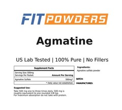 Fitpowders Agmatine Sulfate Agmatine Oxide Supplement 1000G