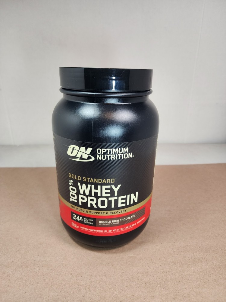 Exp 6/28 ON Gold Standard 100% Whey Protein Double Rich Chocolate 1.98LB 29 Serv