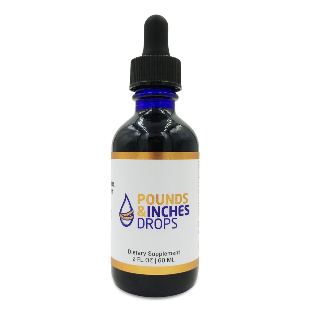 Pounds and Inches Drops for Weight Loss, 2 Oz. Bottle 2 Fl Oz (Pack of 1)