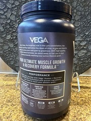 Vega Performance Protein + Recovery 1lb Creamy Chocolate 19 Servings Exp01/15/27