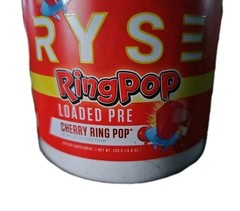 Ryse Loaded Pre Workout Supplement Pumps & Energy Cherry Ring Pop – Size: 14.8oz