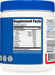 Essential Amino Acids EAA Powder – 30 Servings Fruit Punch, Non-GMO, Gluten Free