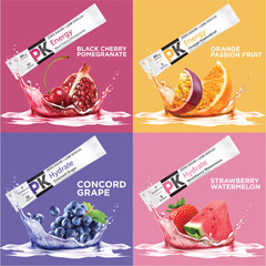 Pure Kick Energy & Hydration Electrolyte Powdered Drink Mix Variety pack, 30 Cou
