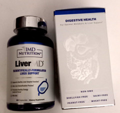 1MD LiverMD Liver Support Supplement Siliphos Milk Thistle Extract EXP 10/2026