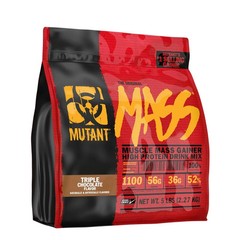 Fit Foods Mutant Mass – Muscle Mass Gainer Triple Chocolate 5 lbs