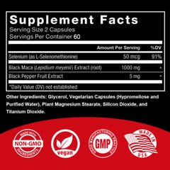 Black Maca Natural Ingredient Enhances Male Vitality, Increases Energy