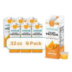Vidafuel Wellness Protein Drink 2oz Shot 32oz Carton Citrus Burst 6 Pack