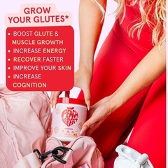Peach Perfect Womens Creatine Powder Pink Lemonade 30 Servings